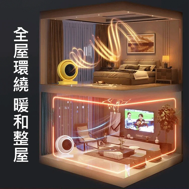 新型節能無光速熱暖風機