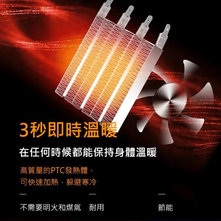 新型節能無光速熱暖風機